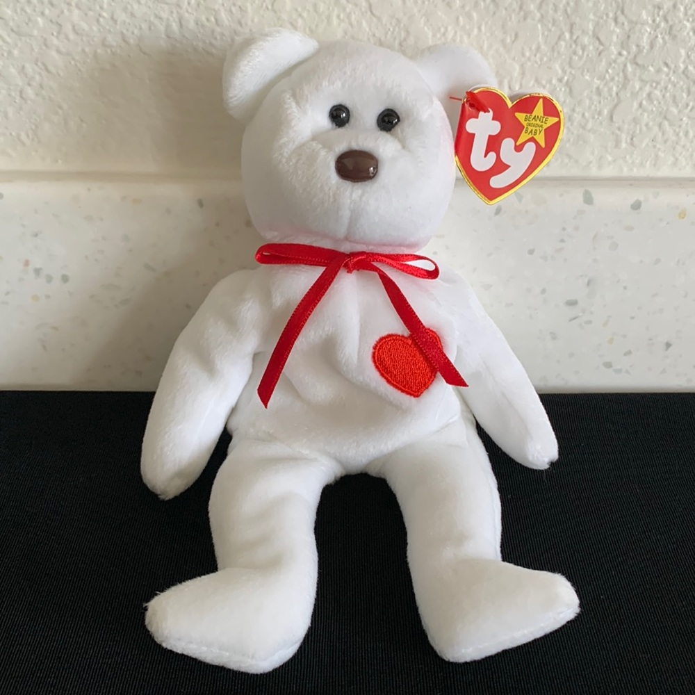1994 Ty Beanie Babies “Valentino The Bear” - Brown Nose-RETIRED/RARE